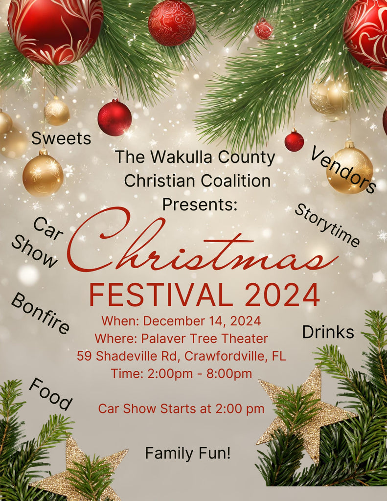 CHRISTMAS FEST '24 (Wakulla Co. Christian Coalition)